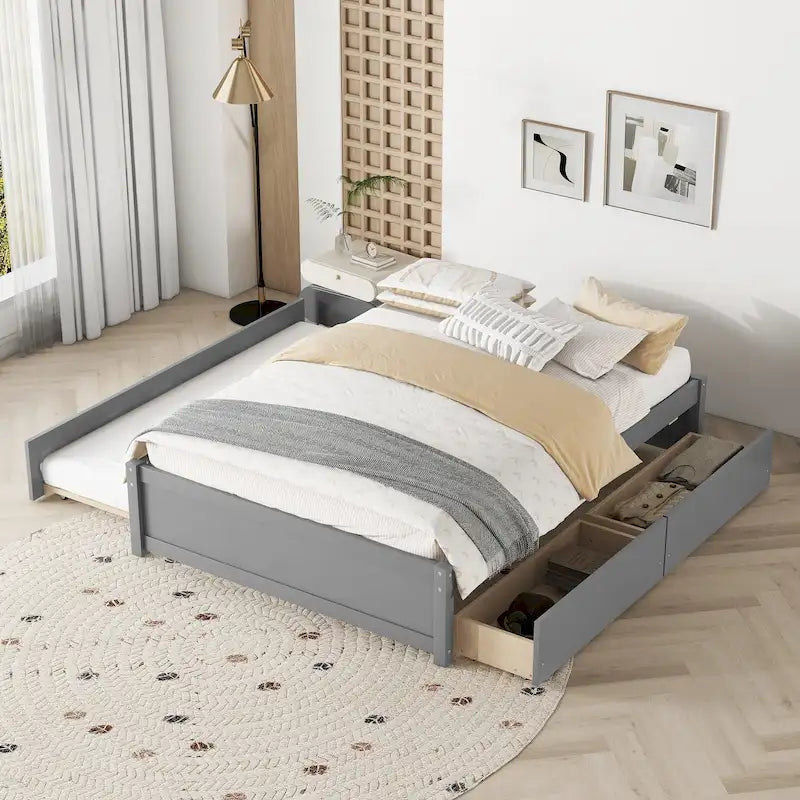 Remplir le lit avec un lit gigogne double