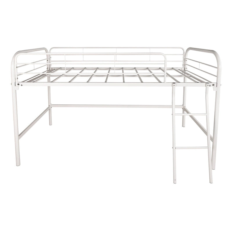 Lit mezzanine double en métal, lit mezzanine double haut