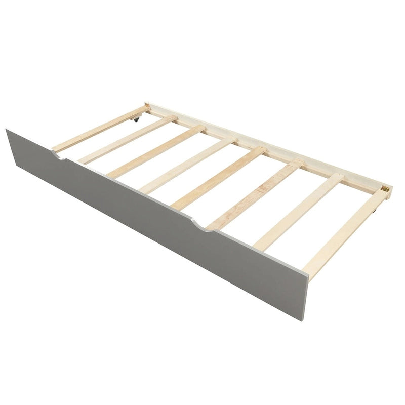Lit plate-forme avec lit gigogne